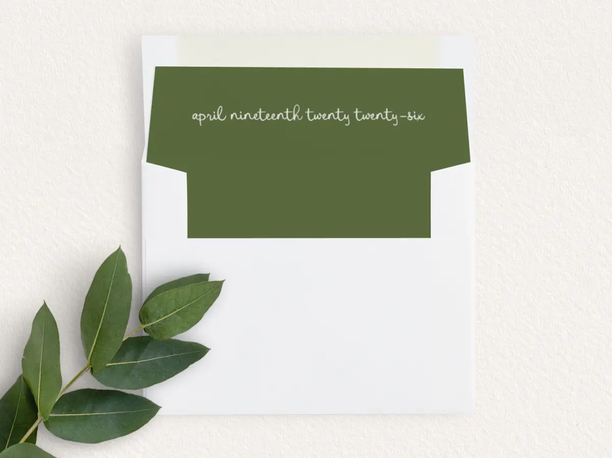 Envelope Liner
