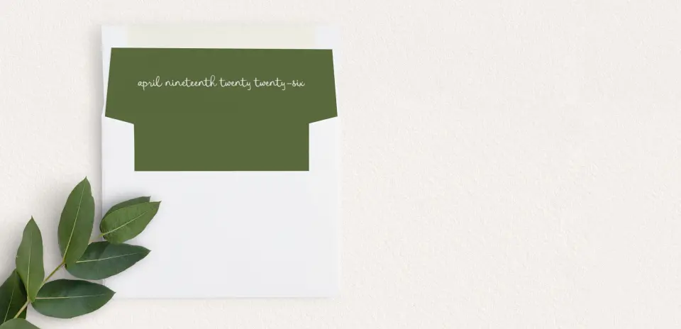 Envelope Liner