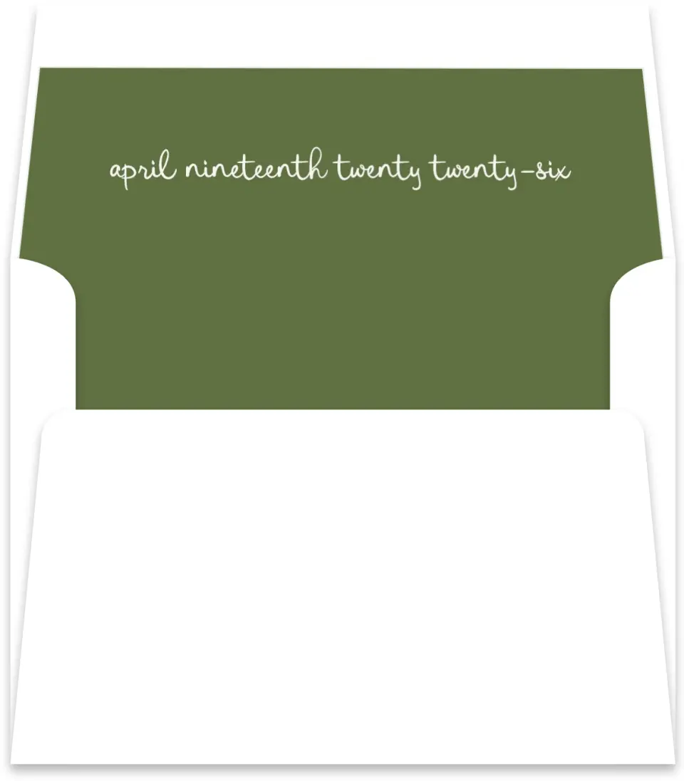 This is a  5½" x 5.9251" Envelope Liners (ELR) called Sweet Woodland printed in full color