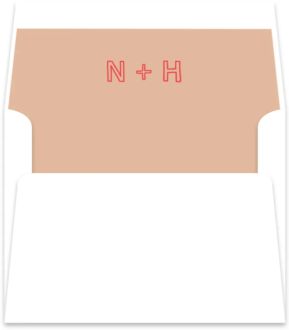 This is a  5½" x 5.9251" Envelope Liners (ELR) called Bold & Bright printed in full color