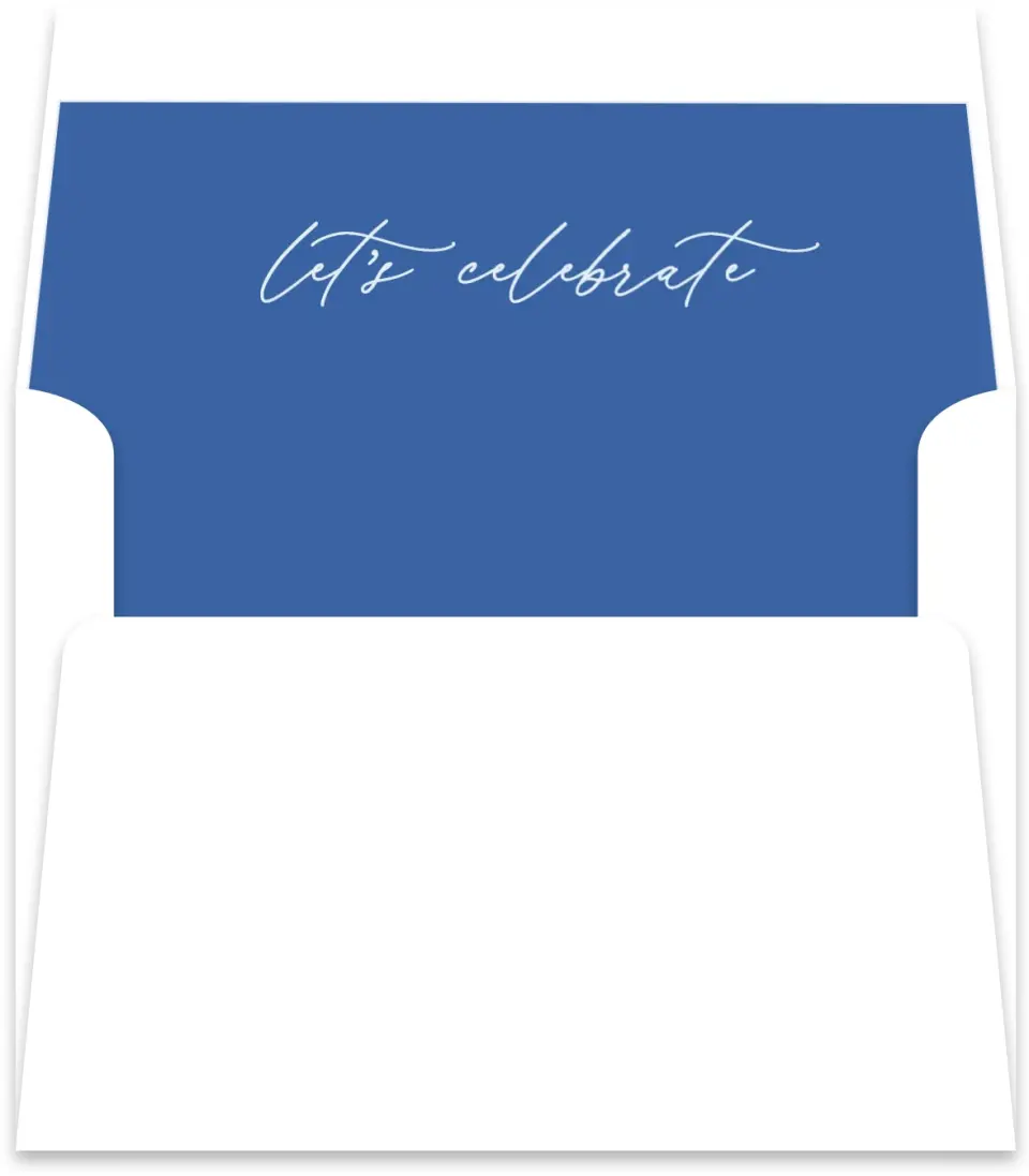 This is a  5½" x 5.9251" Envelope Liners (ELR) called Forever and Ever printed in full color