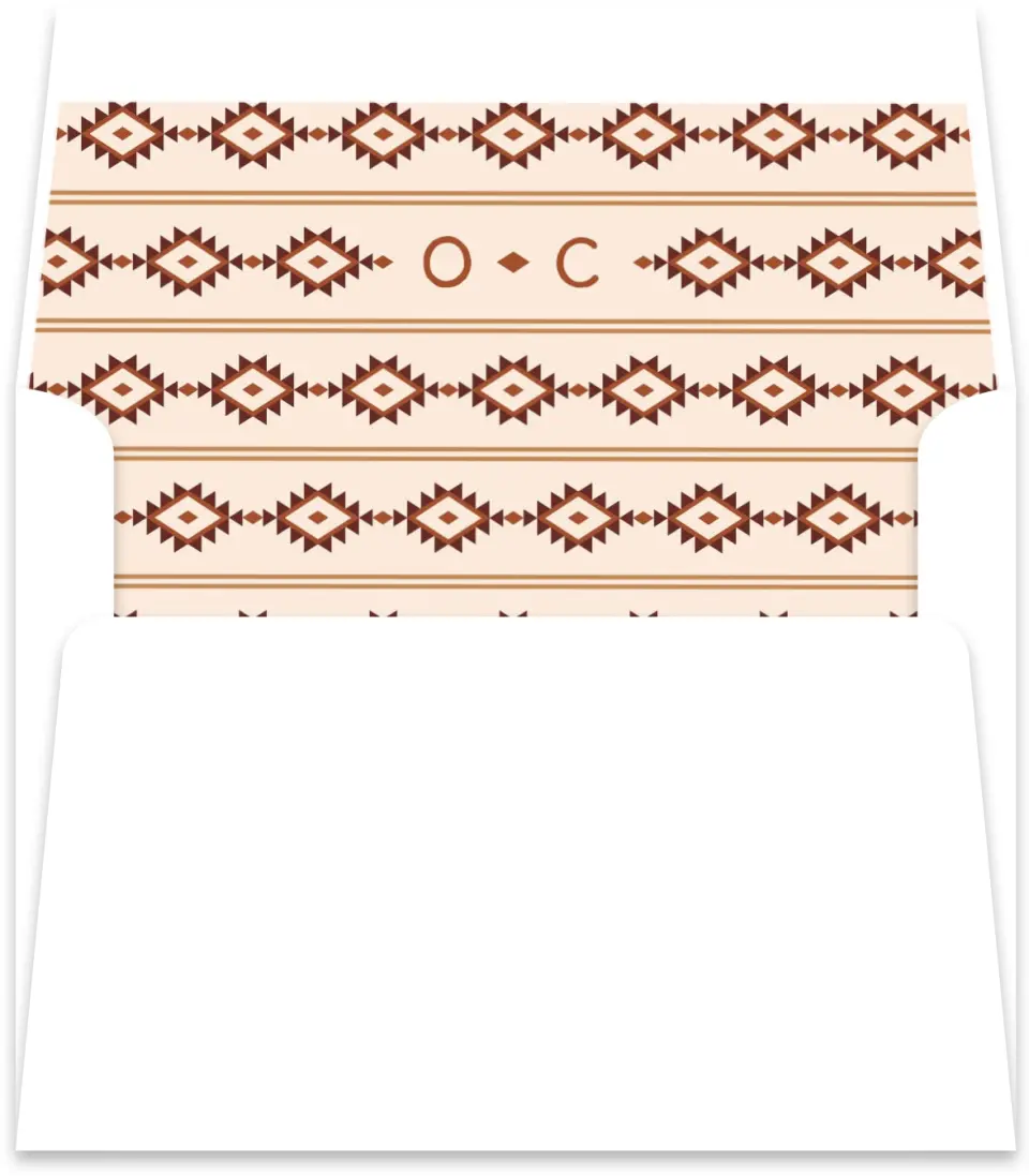 This is a  5½" x 5.9251" Envelope Liners (ELR) called Wild at Heart printed in full color