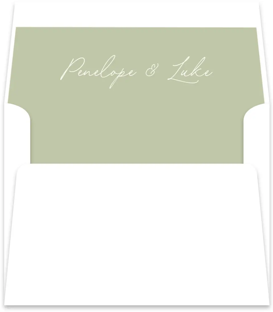 This is a  5½" x 5.9251" Envelope Liners (ELR) called The Penelope printed in full color