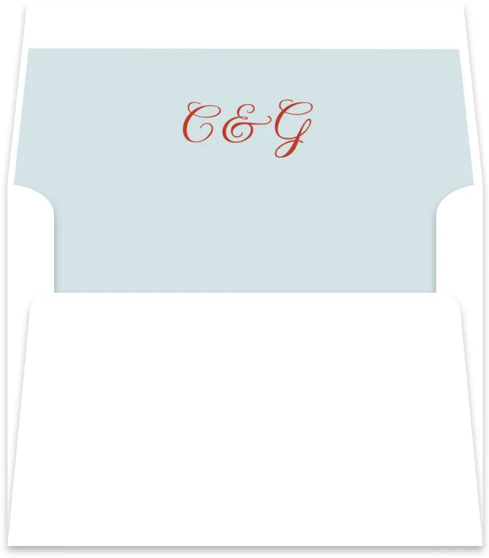 This is a  5½" x 5.9251" Envelope Liners (ELR) called Mod Elegance printed in full color