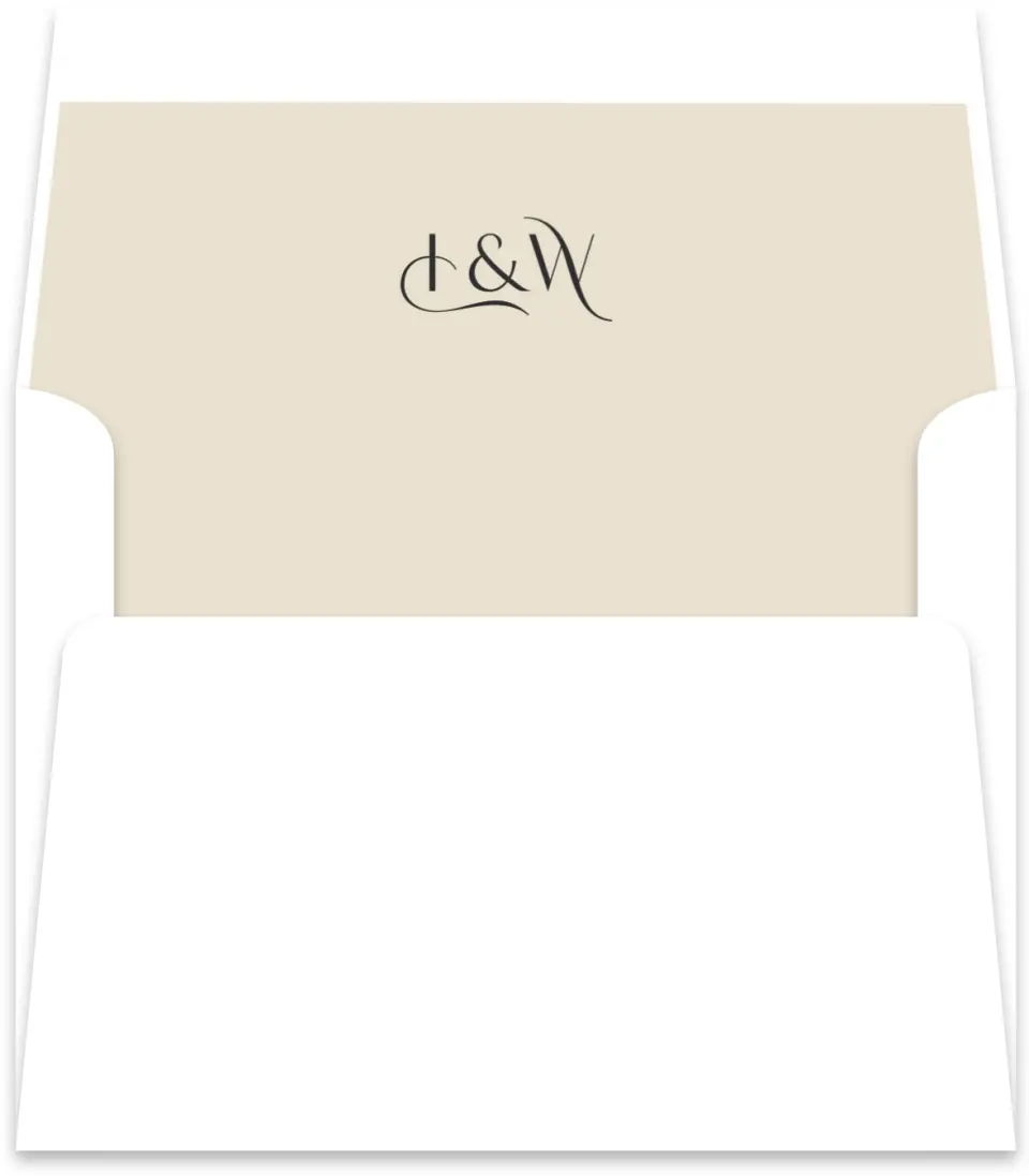 This is a  5½" x 5.9251" Envelope Liners (ELR) called Winter Wildflowers printed in full color