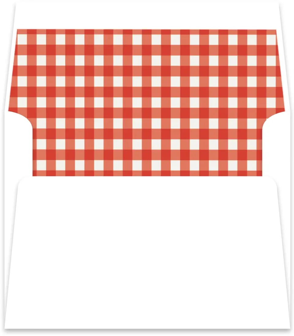 This is a Envelope Liners for 4.375 x 5.75 Card Envelope Liner called With All Our Love printed in full color