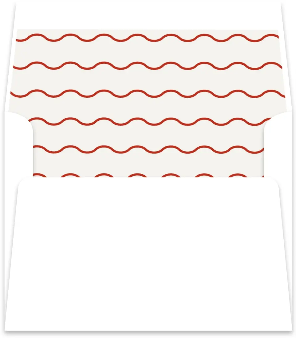 This is a  5½" x 5.9251" Envelope Liners (ELR) called Unwavering Spirit printed in full color