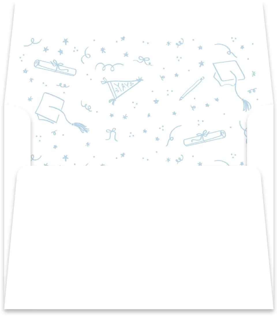 This is a  5½" x 5.9251" Envelope Liners (ELR) called Doodles in the Margin printed in full color