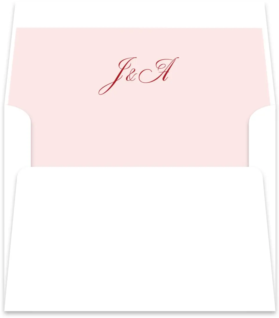 This is a  5½" x 5.9251" Envelope Liners (ELR) called Purely Yours printed in full color