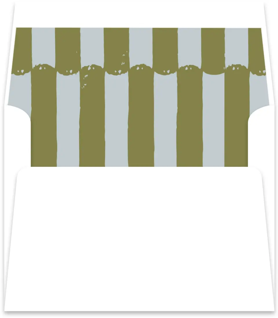 This is a  5½" x 5.9251" Envelope Liners (ELR) called Modern Geometric Grad printed in full color