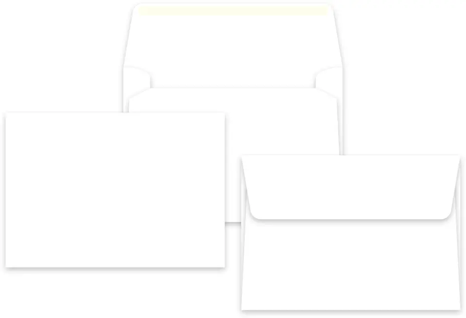 This is a 3.625 x 5.125 Business Envelope called White Stock Envelopes printed in full color
