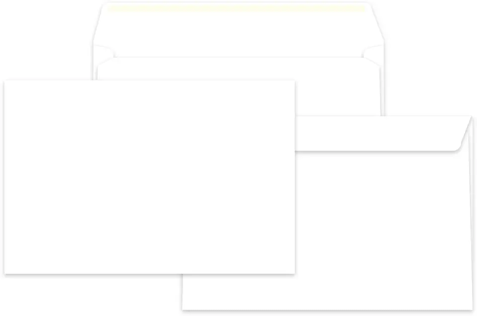 This is a 6 x 9 Envelope called White Stock Envelopes printed in full color