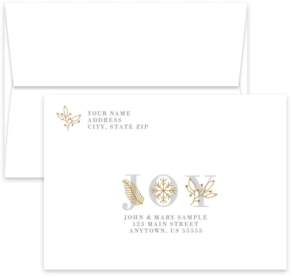 Envelopes for Christmas Cards