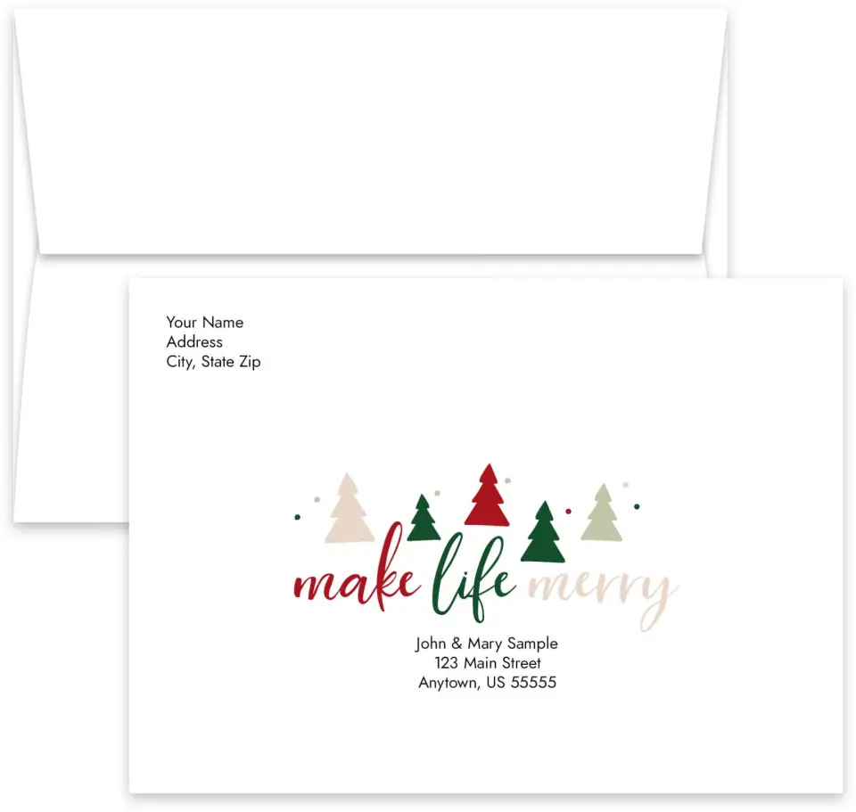 Envelopes for Christmas Cards