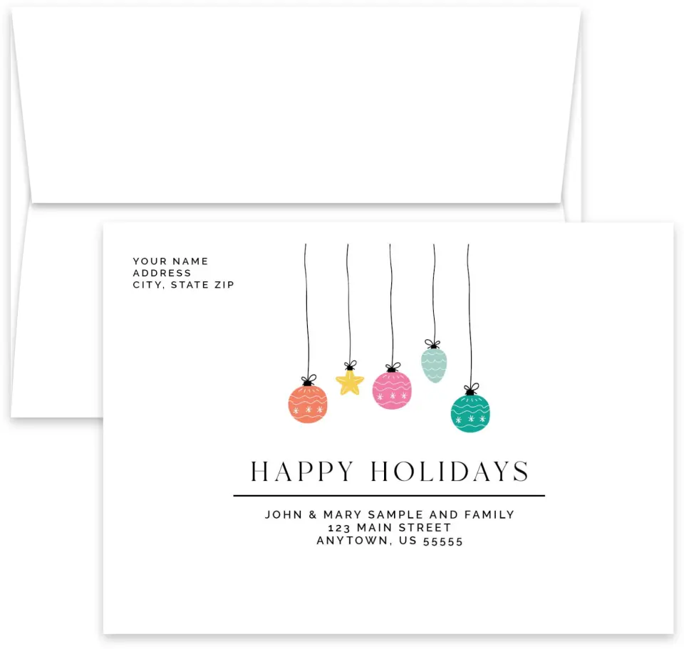 Envelopes for Christmas Cards