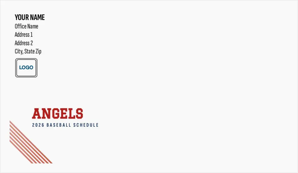 This is a 4.5 x 7.75 Envelope Mailer called Angels printed in full color