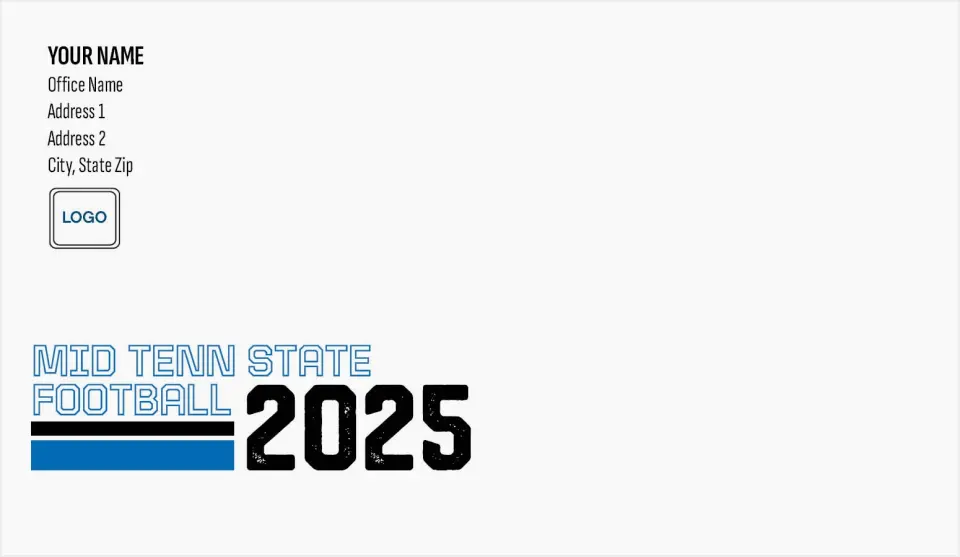This is a 4.5 x 7.75 Envelope Mailer called  printed in full color