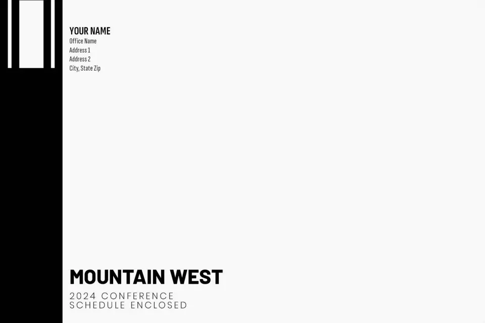 This is a 6 x 9 Business Envelope called  printed in full color