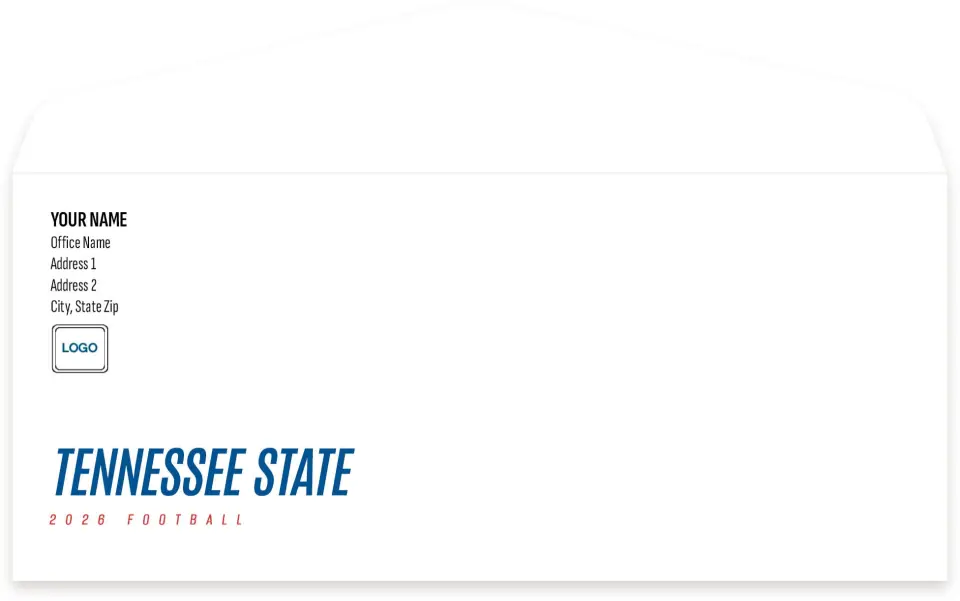 This is a 4.125 x 9.5 Envelope Mailer called Tennessee State printed in full color