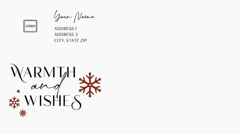 This is a 4" x 6¾" Return Address Printing & Design called Home Sweet Home printed in full color