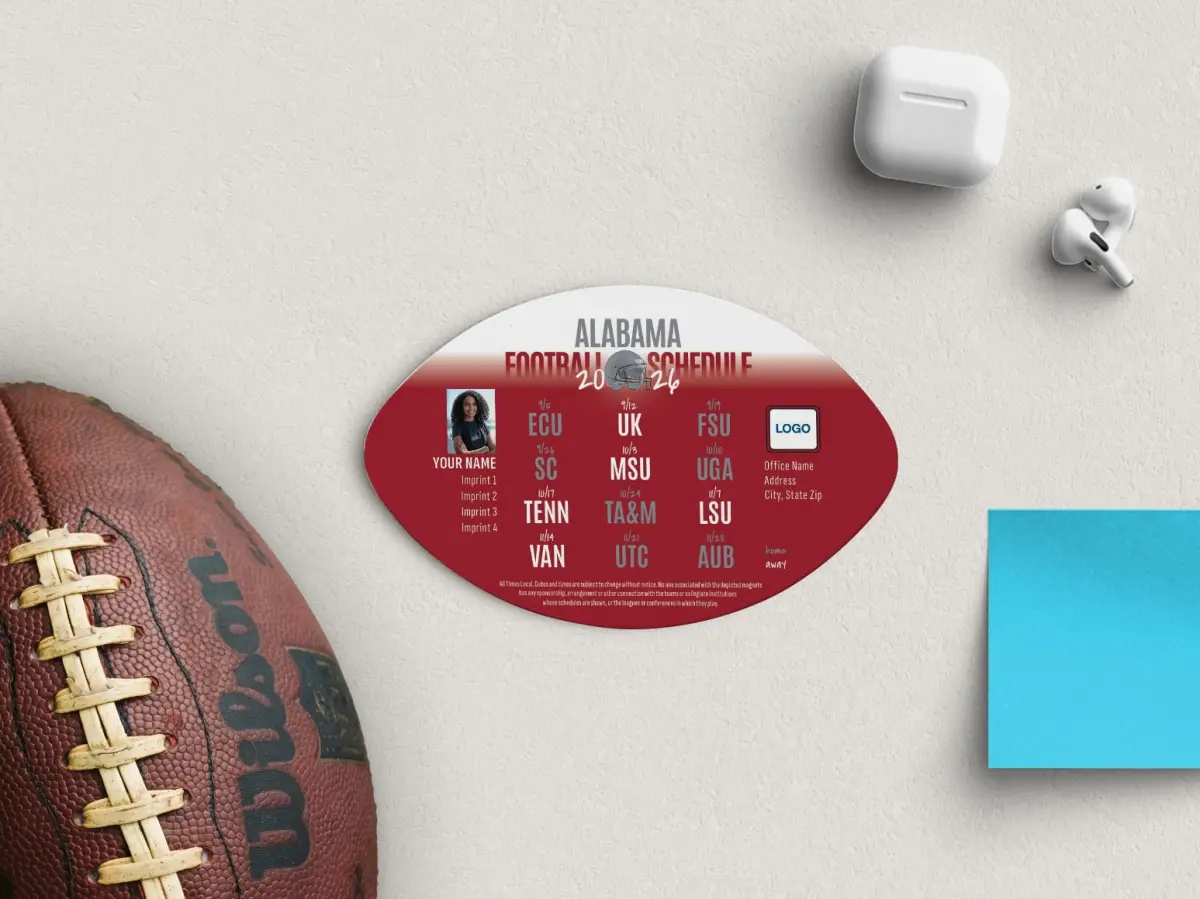 Football Shaped Magnet