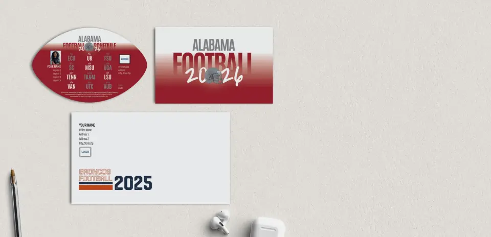 Football Shaped Magnet with Insert