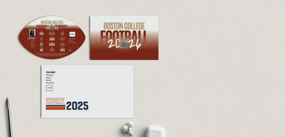 Football Shaped Magnet with Insert