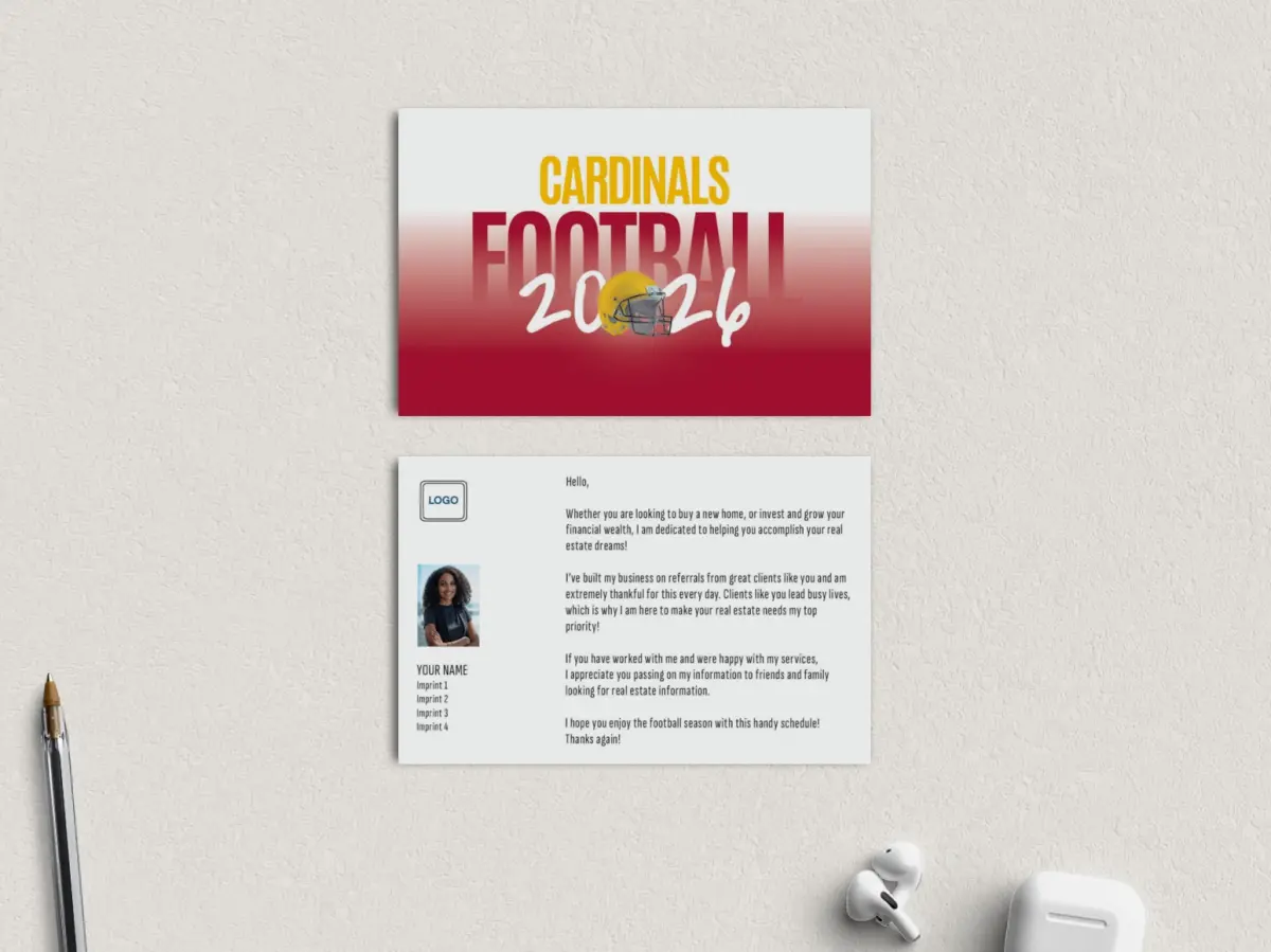 Football Shaped Magnet with Insert