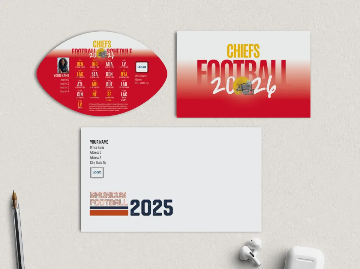 Football Shaped Magnet with Insert