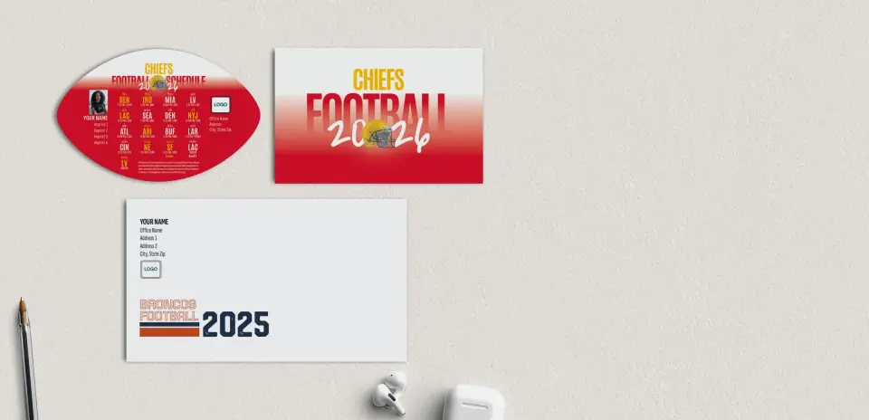 Football Shaped Magnet with Insert
