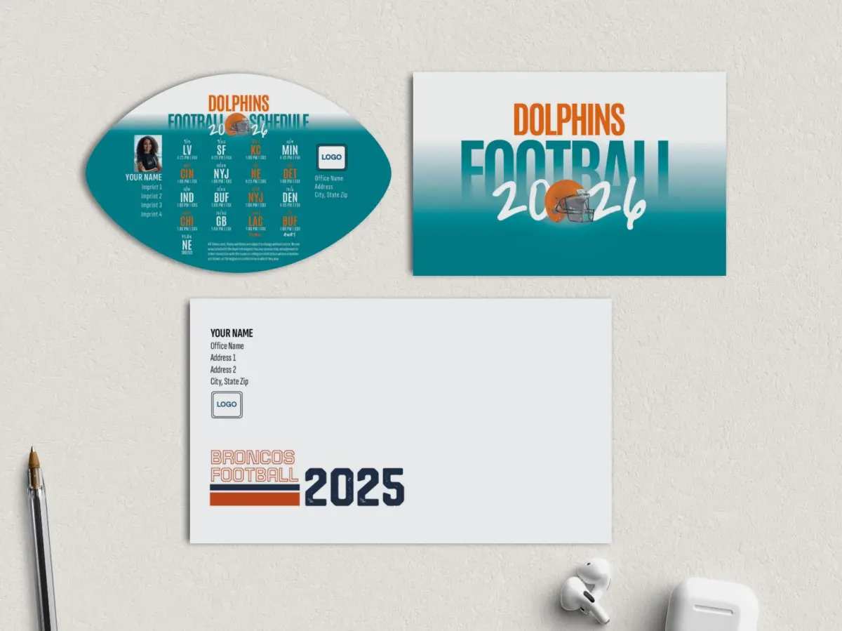 Football Shaped Magnet with Insert