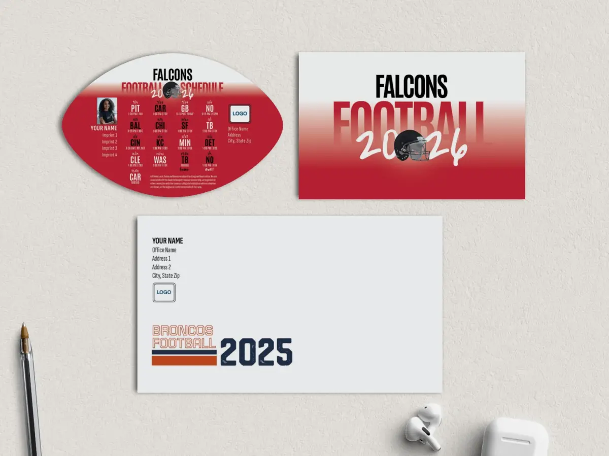 Football Shaped Magnet with Insert