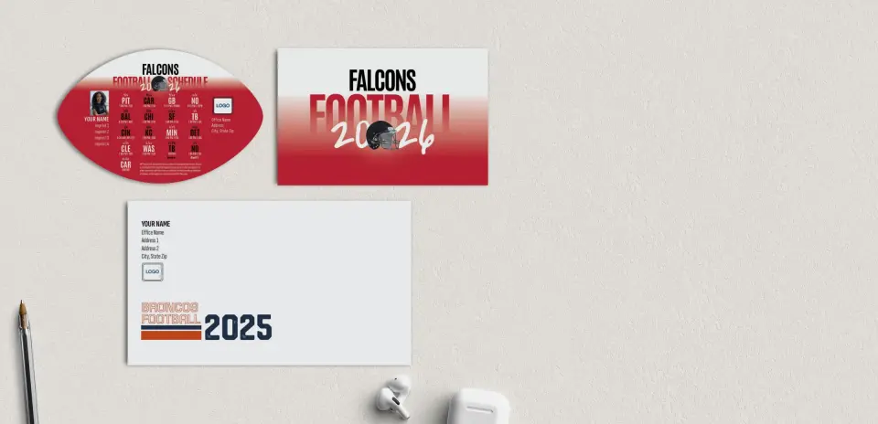 Football Shaped Magnet with Insert