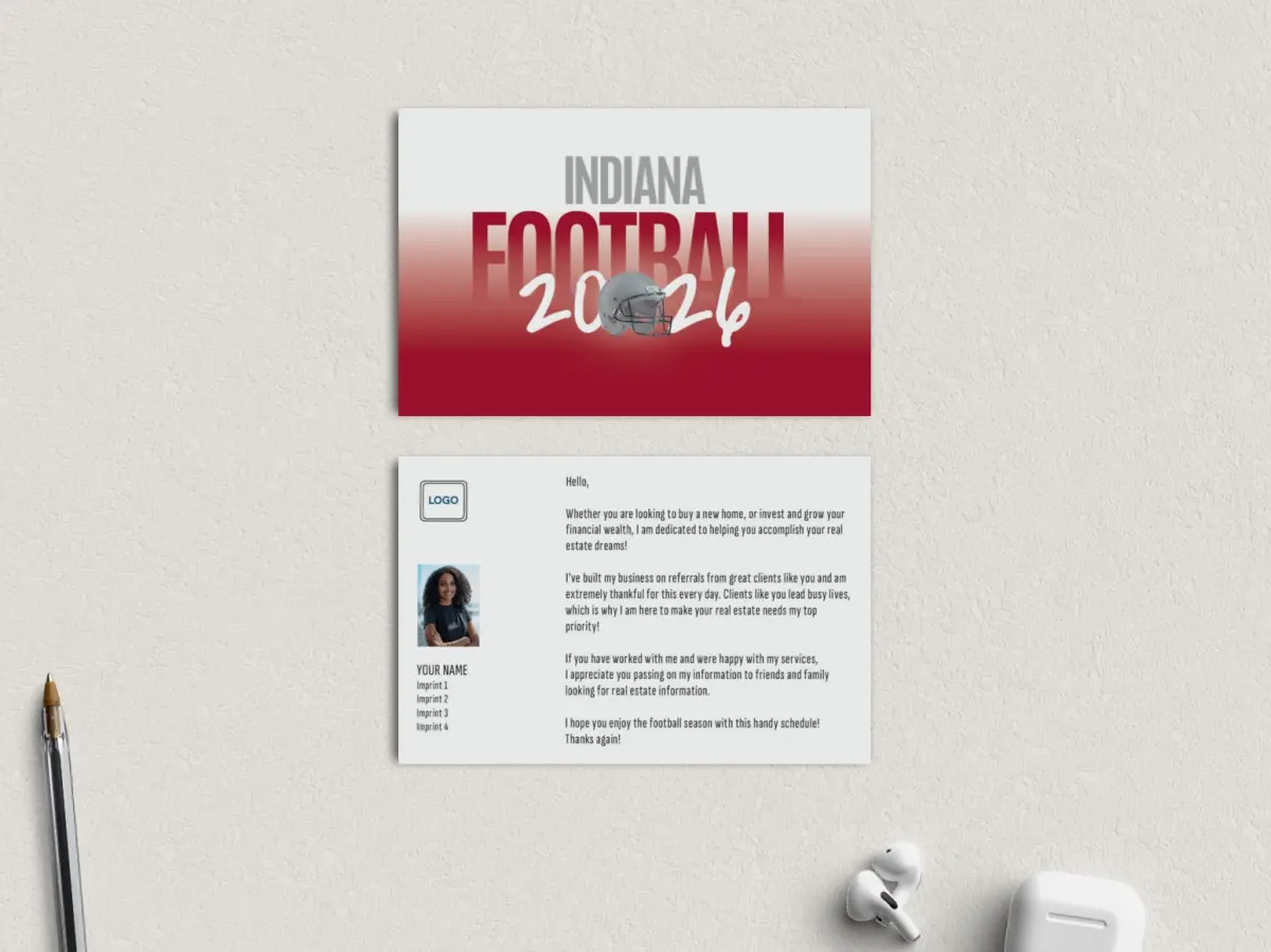 Football Shaped Magnet with Insert