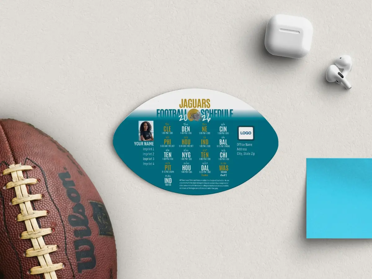 Football Shaped Magnet