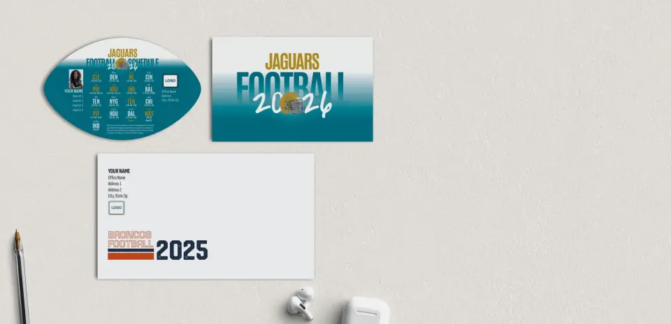 Football Shaped Magnet with Insert