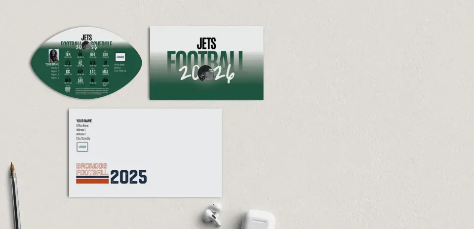 Football Shaped Magnet with Insert