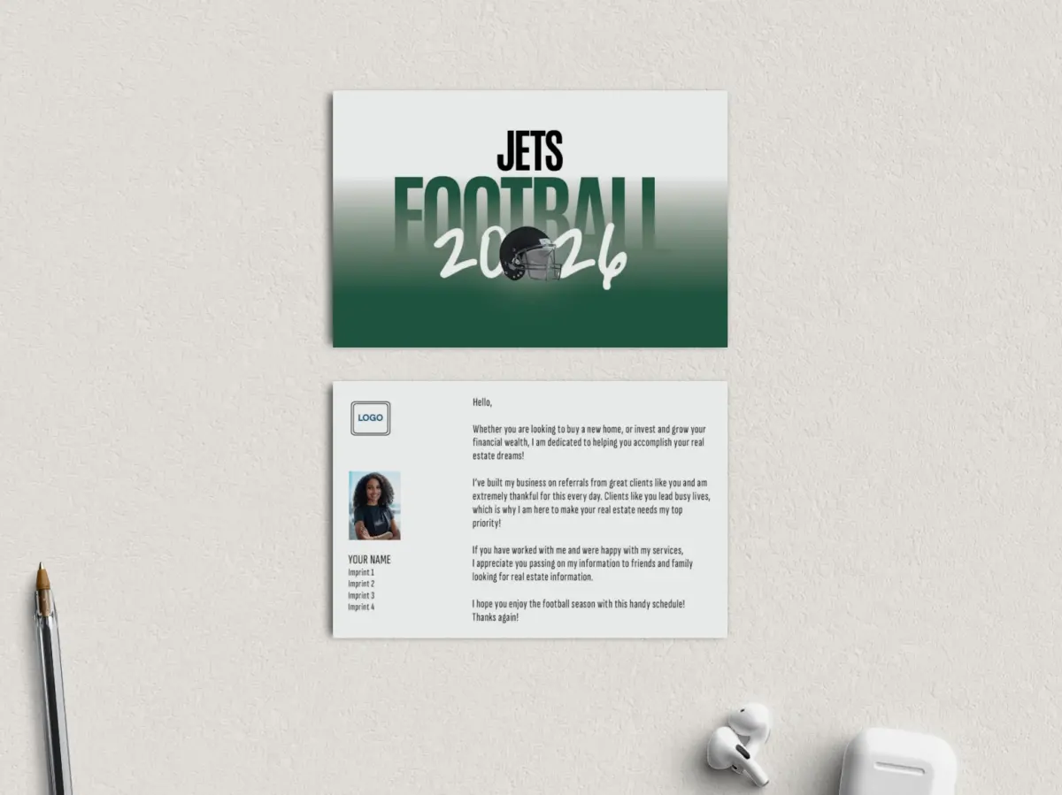 Football Shaped Magnet with Insert