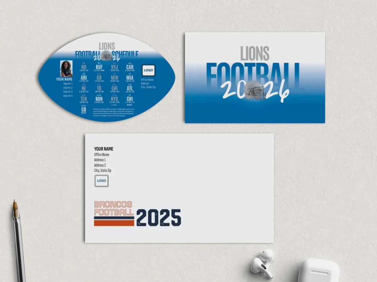 Football Shaped Magnet with Insert