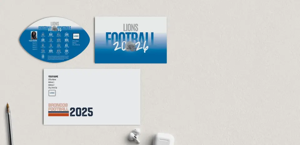 Football Shaped Magnet with Insert