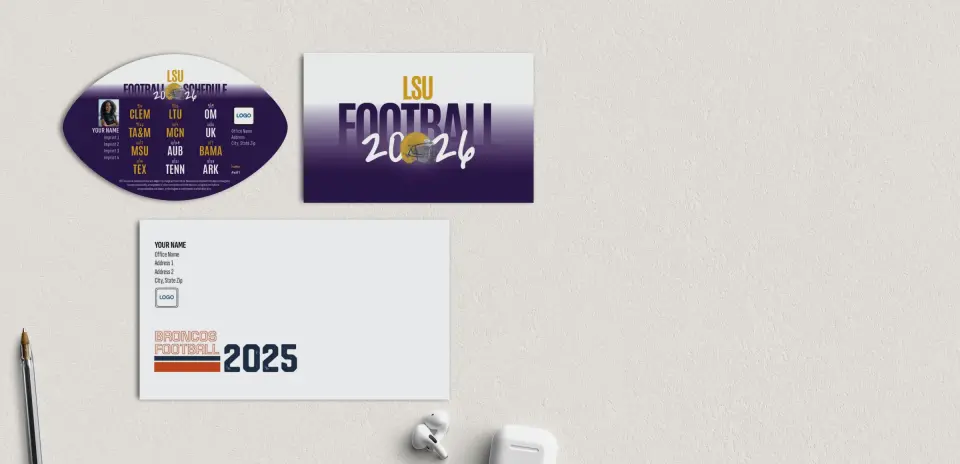 Football Shaped Magnet with Insert