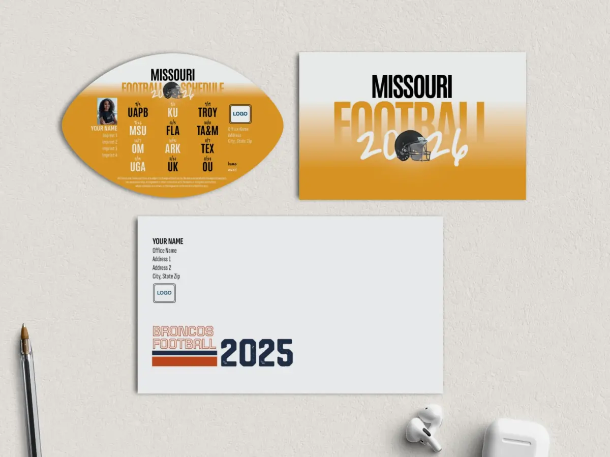 Football Shaped Magnet with Insert