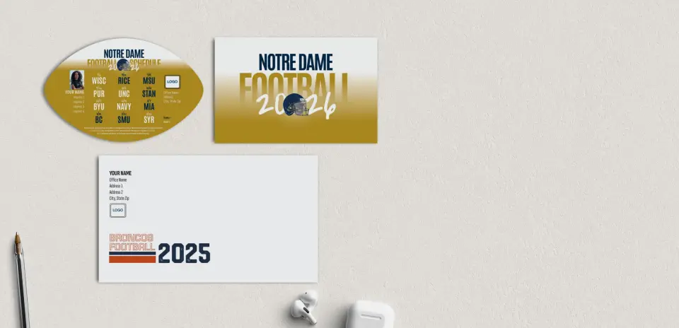 Football Shaped Magnet with Insert