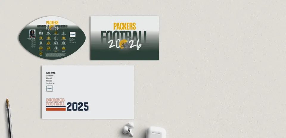 Football Shaped Magnet with Insert