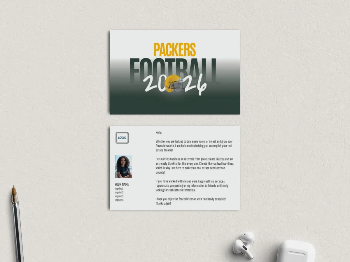 Football Shaped Magnet with Insert