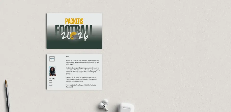 Football Shaped Magnet with Insert