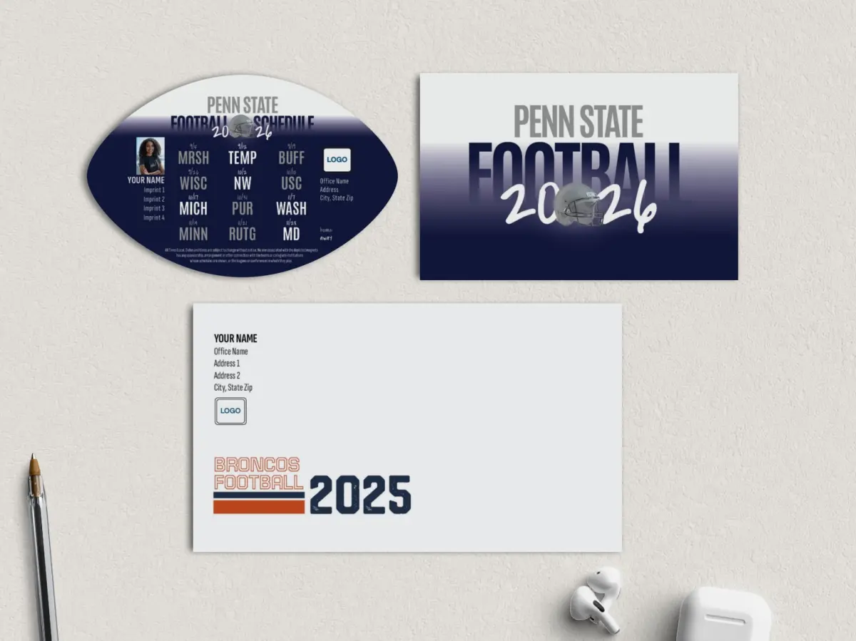 Football Shaped Magnet with Insert