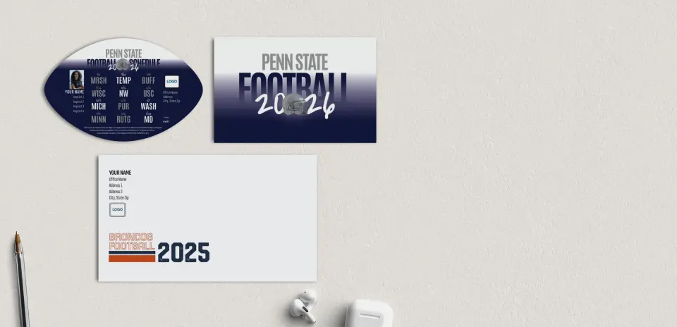 Football Shaped Magnet with Insert