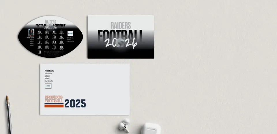Football Shaped Magnet with Insert