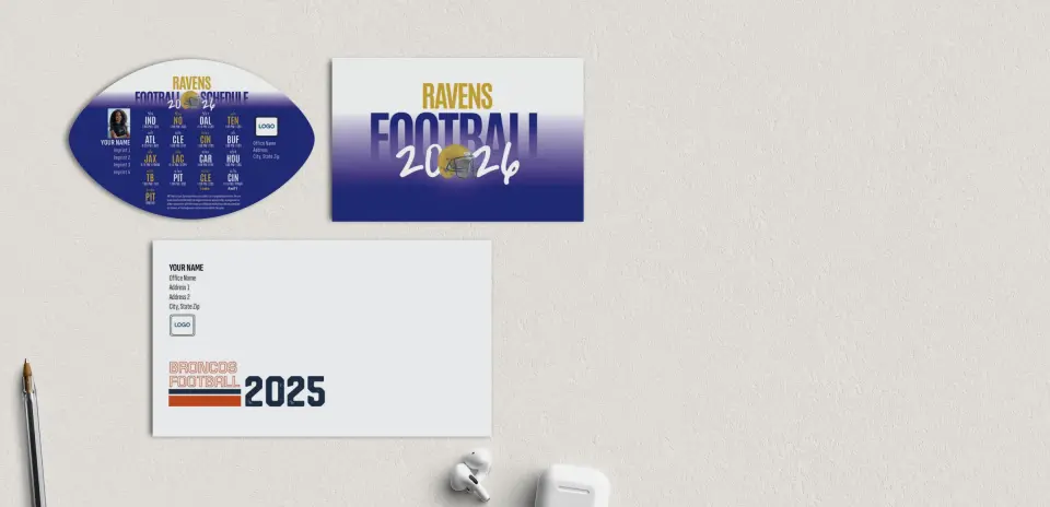 Football Shaped Magnet with Insert
